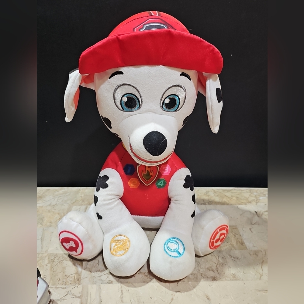 VTech Paw Patrol Marshall Plush Read To Me Adventure Talking‎ (French Version)